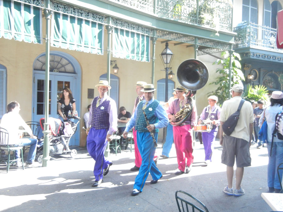 Streets of New Orleans Square in Disneyland